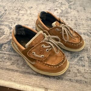 Classic brown sperry boat shoes toddler size 8.5